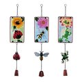 Meadowcreek Multicolored Glass/Iron 24 in. H Assorted Outdoor Decoration, 6PK ZAC2WC2112